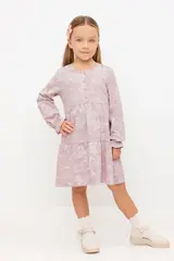 платье  для девочки  КР 5903/розовый лед,лесной мир к515