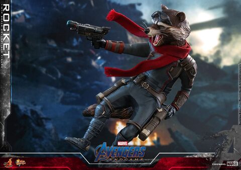 Фигурка Енот Ракета масштаб 1/6 Мстители Финал Hot Toys
