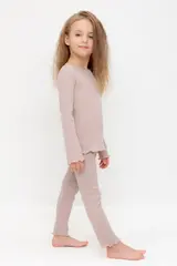пижама  для девочки  К 1588/кофейный