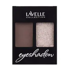 LavelleCollection Тени для век ES32 двухцветные тон 01 коричневый тауп/металлик