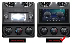 Магнитола JEEP/DODGE/CRYSLER Android 12 4/64GB IPS DSP 4G модель MKD-7145-S10