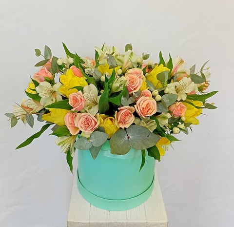 Цветы в коробке Цветочный вальс