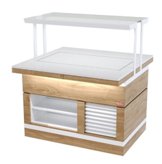 Прилавок с охлаждаемой поверхностью островной REFETTORIO RBN23RSI-КК