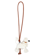 Брелок POODLE кремового цвета