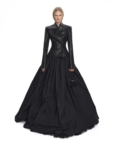 Юбка из тафты с фатином