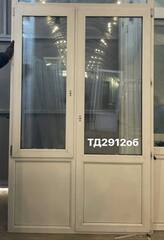 Дверь Пластиковая Б/У 225(в) х 141(ш) (Балконный Блок)