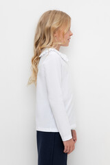 блузка  для девочки  К 302495/белый