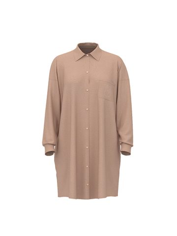 ХЛОПКОВАЯ МОДАЛЬНАЯ РУБАШКА ДЛЯ СНА