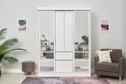 Шкаф-купе Симпл ШКК-06 белый