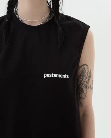 Майка Postaments Basic Small черная