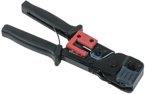 ITK Инструмент обжим. RJ-45/12/11 без храп. мех. черн-крас.