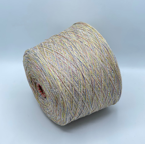 Авторская смотка, 230м, Хлопок/Кашемир/Шелк/Полиамид/Лен/Полиэстер, Полевые цветы, 38138