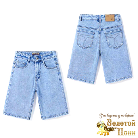 Бриджи джинсовые м (7-12) 260419-QF712