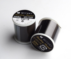 Темно-коричневый. Dark Brown. Нитки для бисероплетения Miyuki.