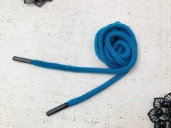 Шнур, ш. 5 мм, L 126 см, морская волна