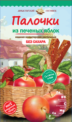 Палочки из печёных Яблок с семенами (тыквы, подсолнечника, кунжута), 45 г