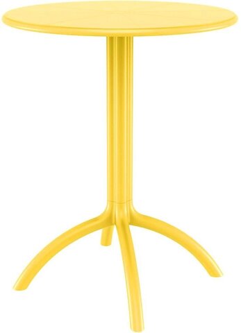 Стол пластиковый Siesta Contract Octopus, желтый