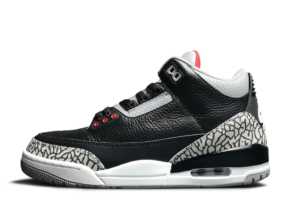 air jordan three black cement