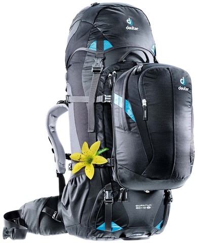 Картинка рюкзак для путешествий Deuter Quantum 60+10 Sl  - 1