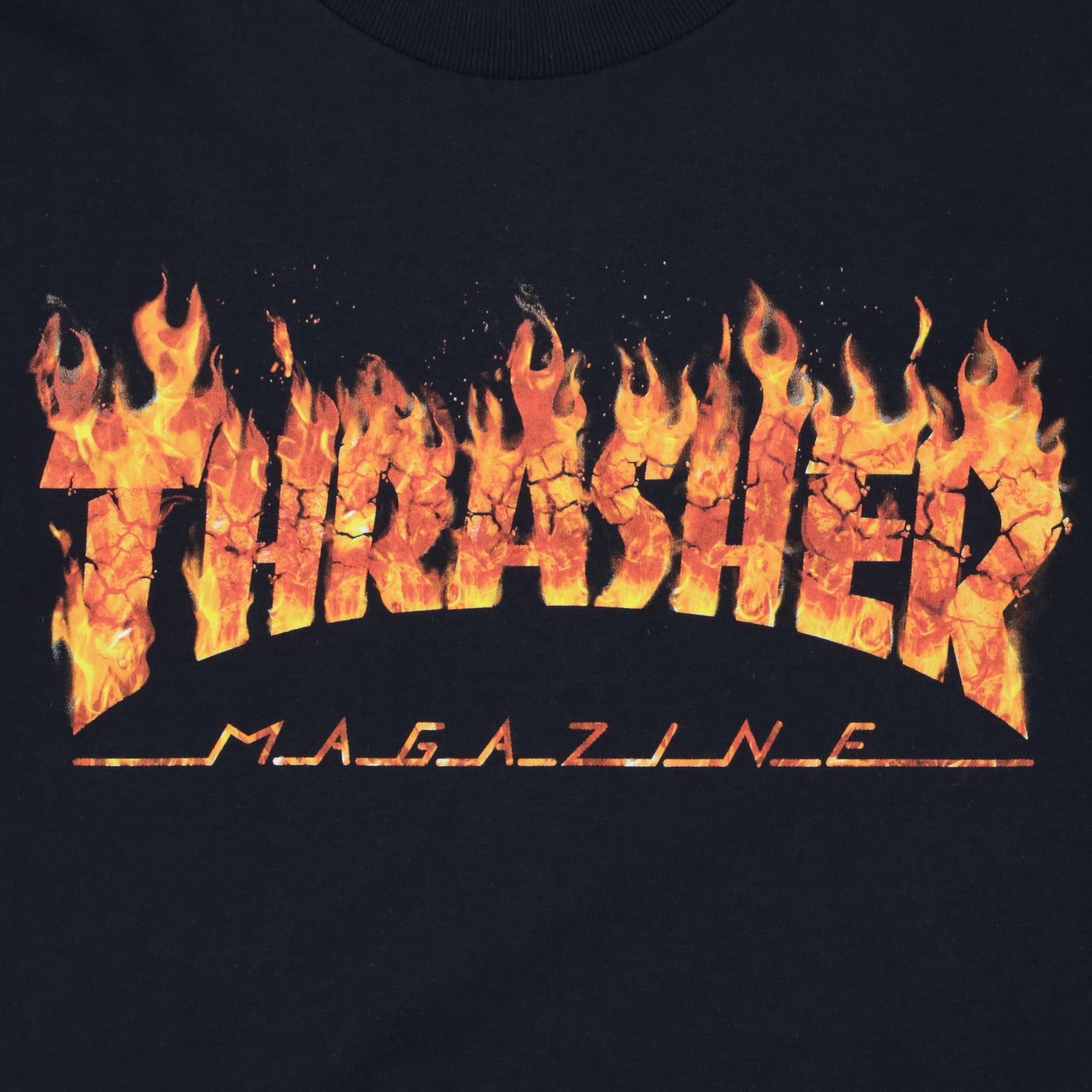 Футболка Thrasher Inferno T-Shirt (black) купить по цене 4 450 ₽ с доставкой