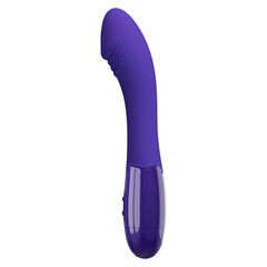 Фиолетовый вибростимулятор Elemetal-Youth - 19,3 см. - 