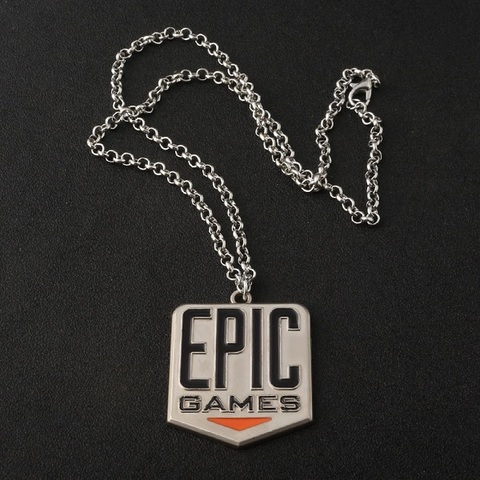 Фортнайт кулон логотип компании Epic Games