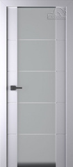 Дверь Arvika 202 / Цвет Эмаль белый / Мателюкс белый кристалайз / Двери Belwooddoors