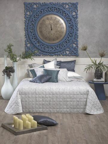 Покрывало 270х270 Dondi Saint Germen серо-голубое