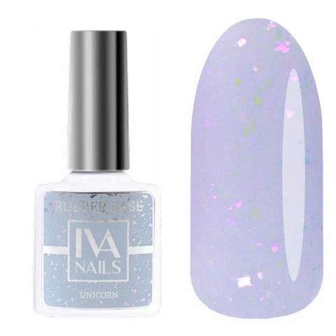 IVA nails Rubber base UNICORN №3 8 ml