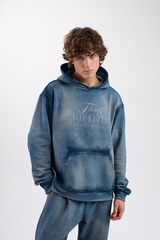 Худи база из 100% Хлопка Футер "Бабочки"