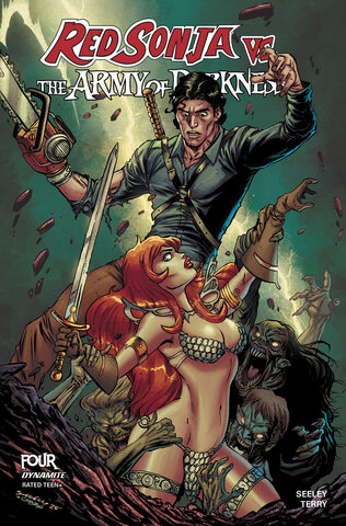 Red Sonja vs The Army Of Darkness #4 (Cover B) (ПРЕДЗАКАЗ!)