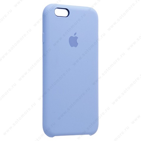 Накладка Silicone Case для Apple iPhone 6s/ 6 светло-голубой