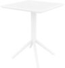 Стол пластиковый складной Siesta Contract Sky Folding Table 60, белый