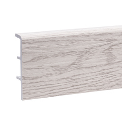 Плинтус дюрополимерный Rico Concept Ясень арктик 80010 80х20х2200 мм