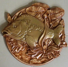 Силиконовый молд  Рыба  (медальон) № 0475