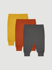 Штанишки, сет из 3х штук Mjölk Mustard/Paprika/Steel Grey
