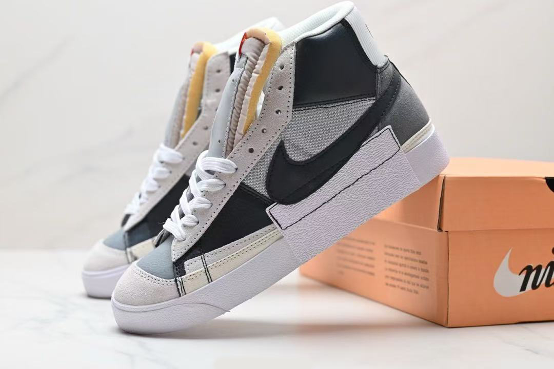 Nike blazer high gray new arrivals