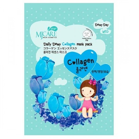 МЖ Daily Dewy Маска тканевая с коллагеном MJ Care Daily Dewy Сollagen Mask Pack 25гр