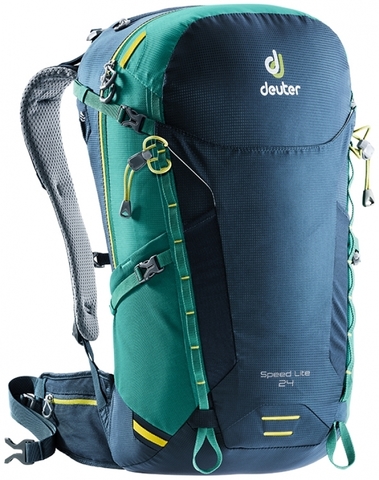 Картинка рюкзак туристический Deuter Speed Lite 24 Navy-Alpinegreen - 1