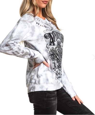 Affliction | Свитшот женский INK AW20746 правый бок