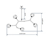 Люстра Branching Bubbles Black 5