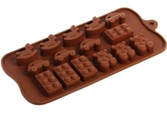 Форма для шоколада "детские игрушки" 21 х 11 х 1,5 см