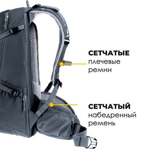 Картинка рюкзак велосипедный Deuter Trans Alpine 30 black - 7