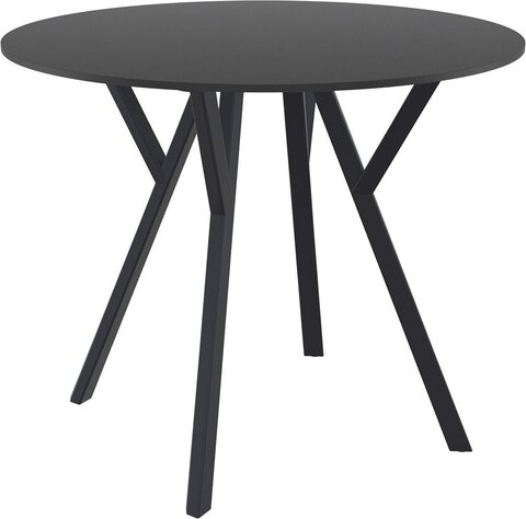 Стол пластиковый Siesta Contract Max Table Ø90, черный