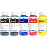 Набор чернил Ink-Mate для Epson L7160, L7180. 5 цветов. Пигмент 140 мл/Водные по 70 мл
