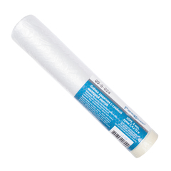 09-0-024 Пленка защитная с клейкой малярной лентой, прозрачная, HDPE, рулон 2,4х25м, толщина 8мкм (РемоКолор)