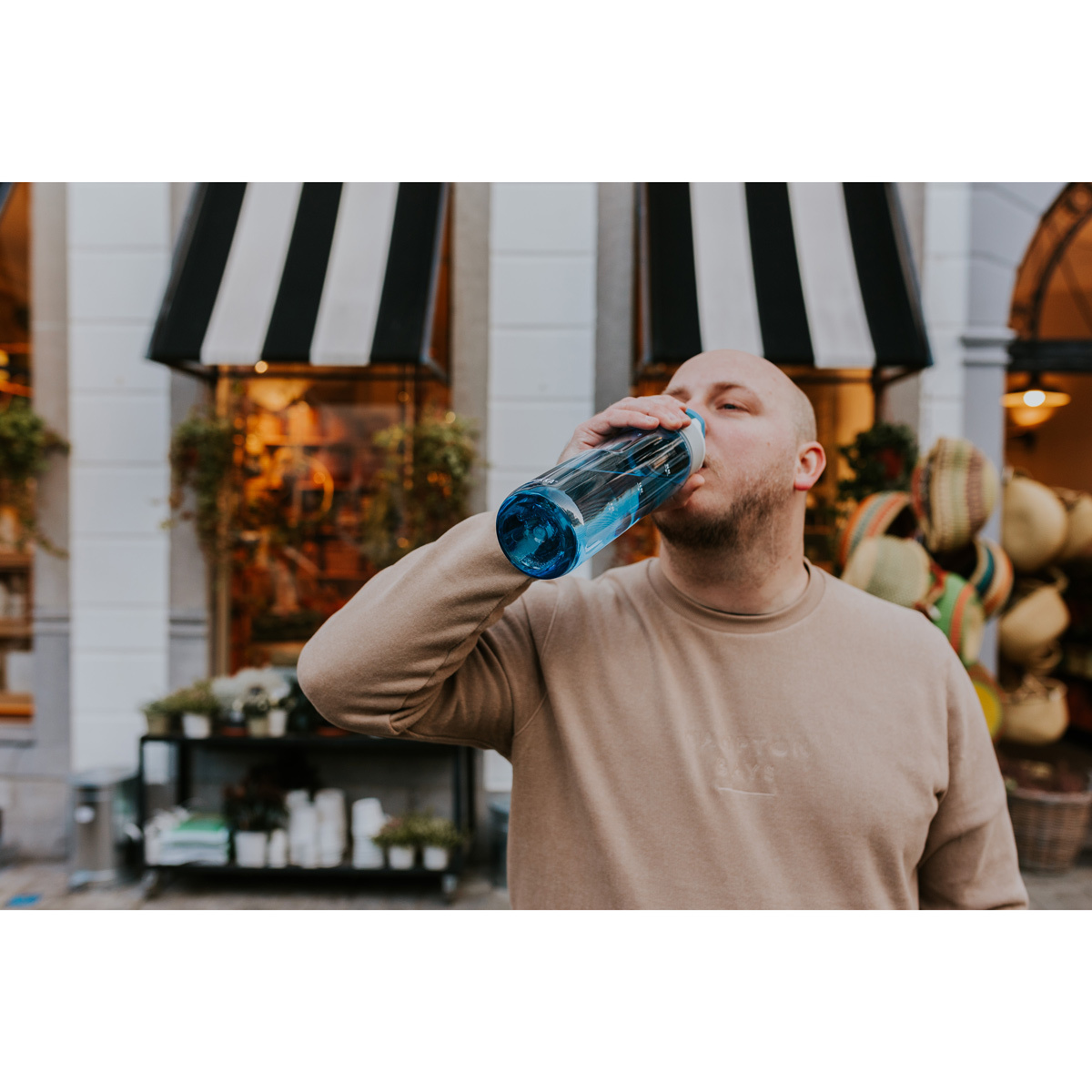 Бутылка для воды Kambukka Elton (1 л), Серо-голубой, арт. 11-03030 - фото 6