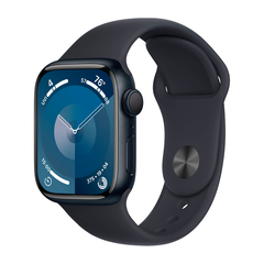 Умные часы Apple Watch Series 9 GPS, 41mm, Aluminium Case with Sport Band M/L, Midnight (Тёмная ночь)
