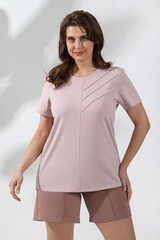 Футболка Отпуск-6 Виотекс ПУДРОВЫЙ