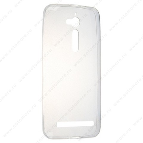 Накладка силиконовая ультра-тонкая для Asus ZenFone Go zb500kl/ zb500kg черная прозрачная